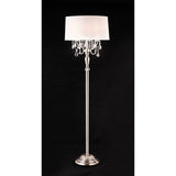 Sophy White/Chrome Floor Lamp - Ornate Home