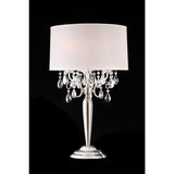 Sophy White/Chrome Table Lamp - Ornate Home