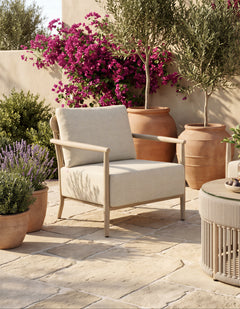 Sora Green Outdoor Armchair - Ornate Home