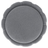 Sora Grey Ottoman - Ornate Home