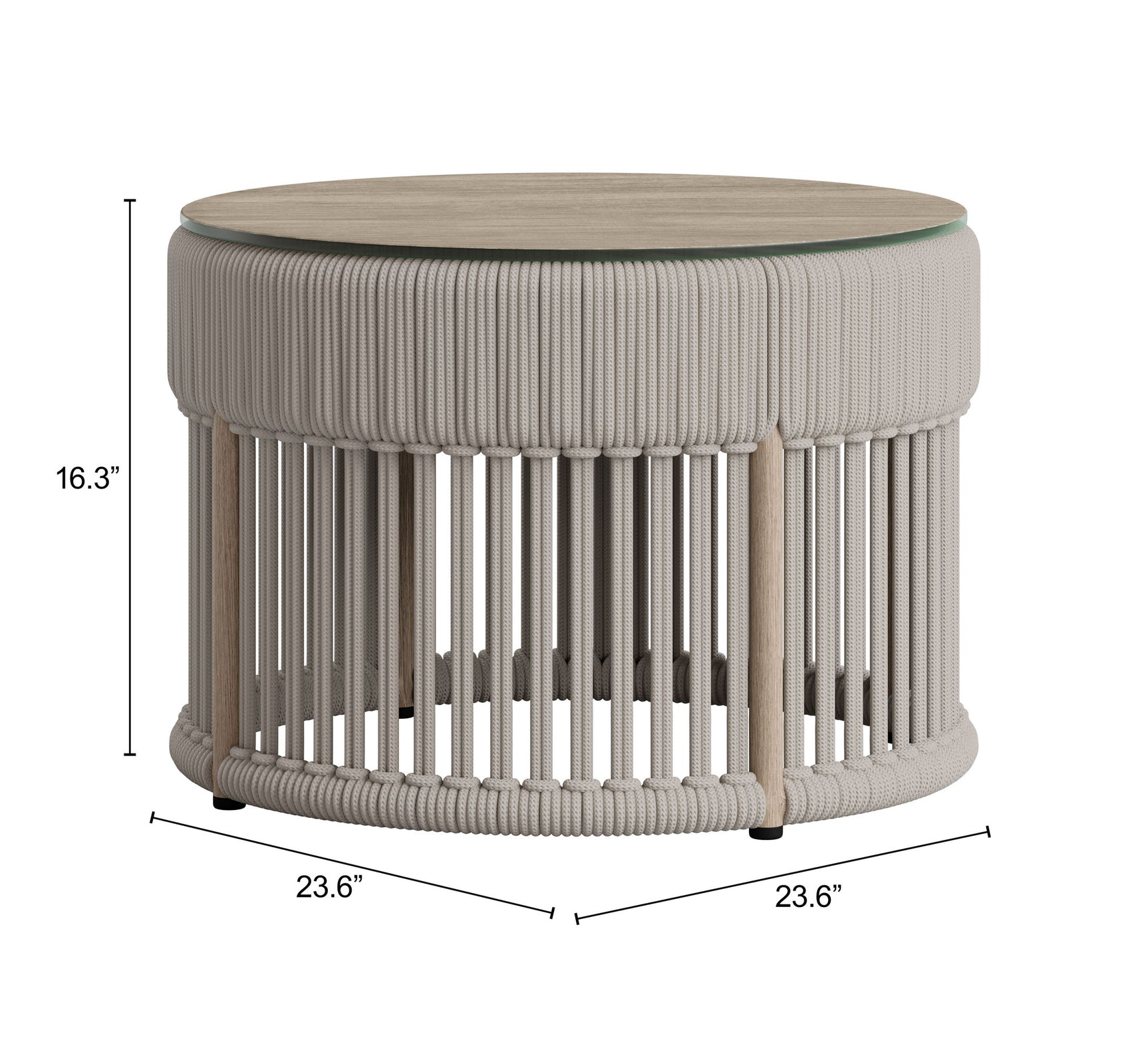 Sora Natural Coffee Table - Ornate Home