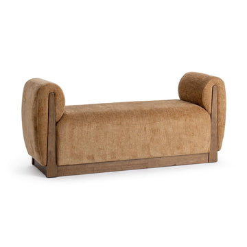 Soraya Spiced Amber Accent Bench - Ornate Home
