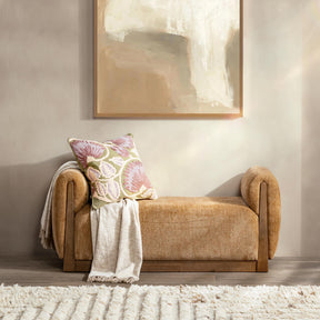 Soraya Spiced Amber Accent Bench - Ornate Home