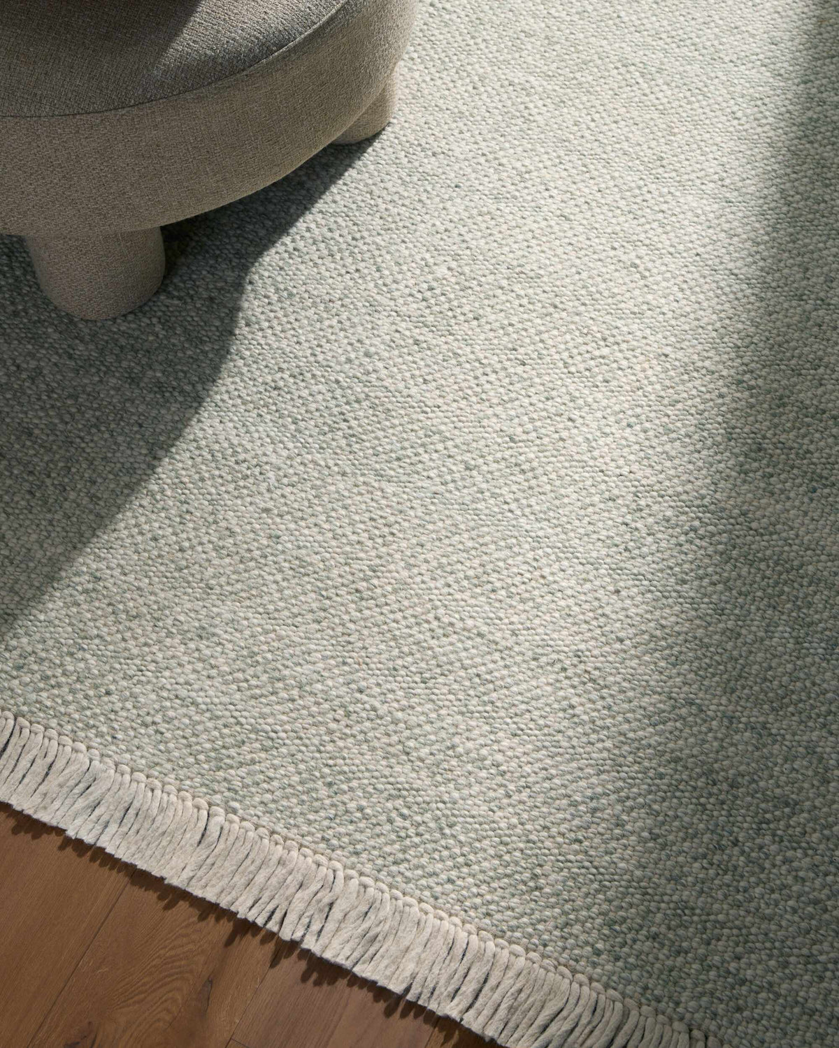 Sorell Sage Textured Weave Cottage Farmhouse Wool Handmade Area Rug - Clearance - Ornate Home