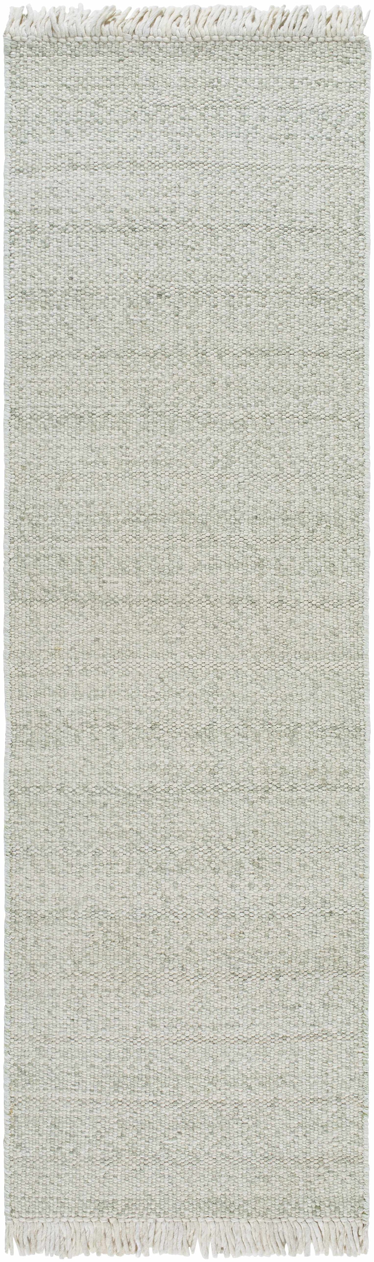 Sorell Sage Textured Weave Cottage Farmhouse Wool Handmade Area Rug - Clearance - Ornate Home