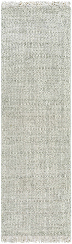 Sorell Sage Textured Weave Cottage Farmhouse Wool Handmade Area Rug - Clearance - Ornate Home