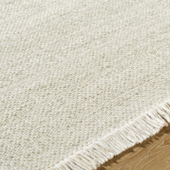 Sorell Sage Textured Weave Cottage Farmhouse Wool Handmade Area Rug - Clearance - Ornate Home