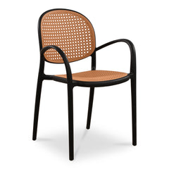 Soren Black Outdoor Dining Chair (Set of 2) - Ornate Home