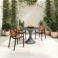 Soren Black Outdoor Dining Chair (Set of 2) - Ornate Home