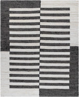 Soren Black&White Jute Area Rug - Ornate Home