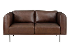 Soren Brown Loveseat - Ornate Home