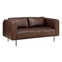 Soren Brown Loveseat - Ornate Home