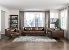 Soren Brown Sofa - Ornate Home