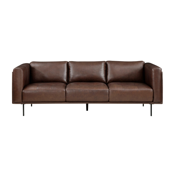 Soren Brown Sofa - Ornate Home