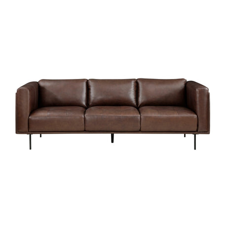 Soren Brown Sofa - Ornate Home