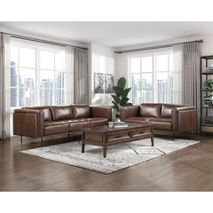Soren Brown Sofa - Ornate Home
