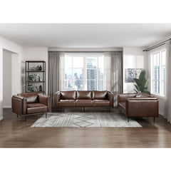 Soren Brown Sofa - Ornate Home