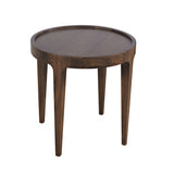 Soren Walnut 22 Round End Table - Ornate Home