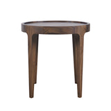Soren Walnut 22 Round End Table - Ornate Home