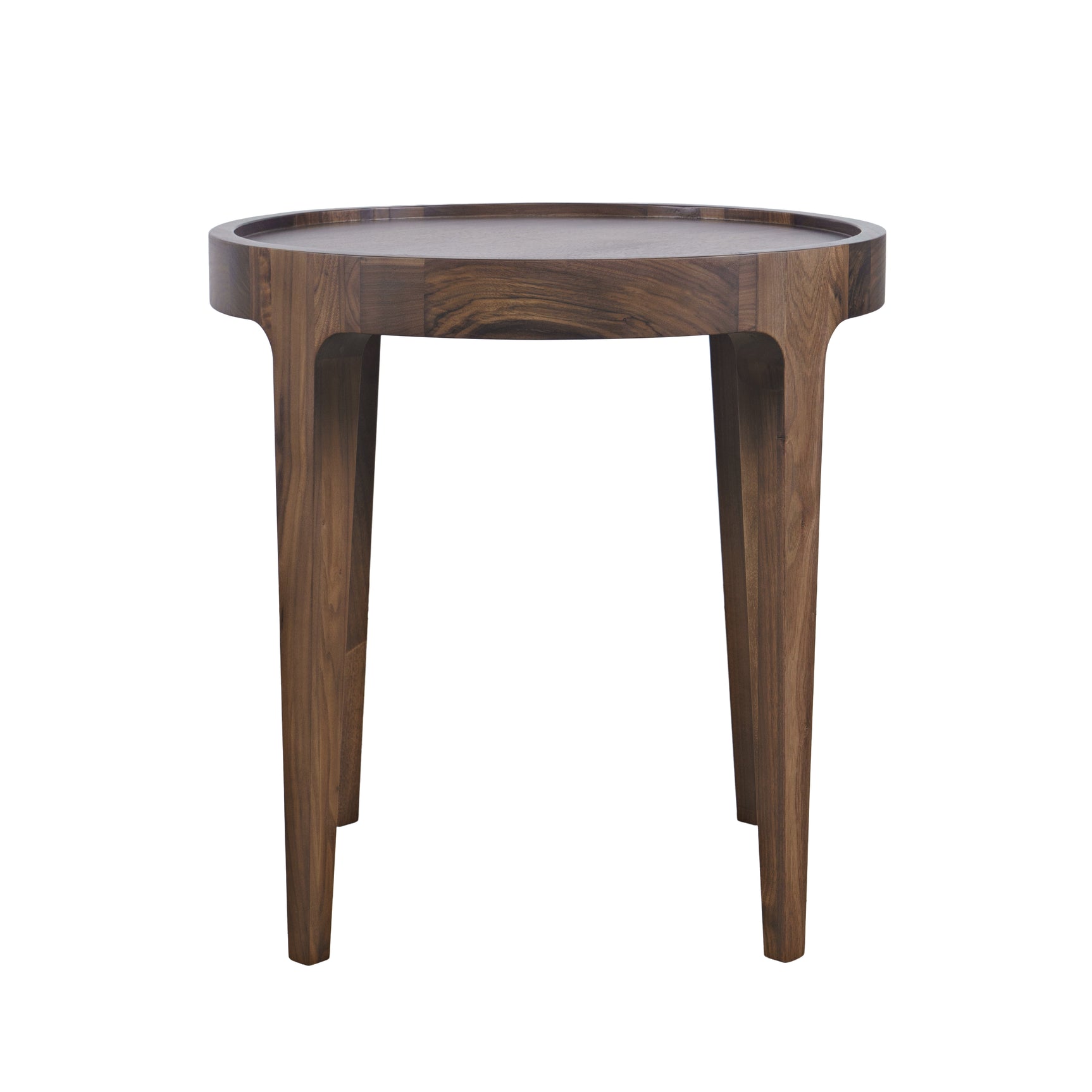 Soren Walnut 22 Round End Table - Ornate Home