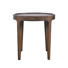 Soren Walnut 22 Round End Table - Ornate Home