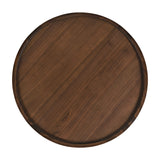 Soren Walnut 32 Round Cocktail Table - Ornate Home