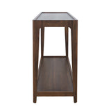 Soren Walnut Sofa Console Table - Ornate Home