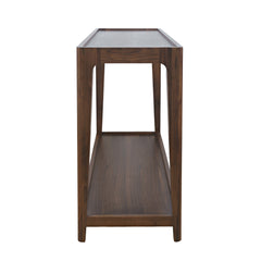 Soren Walnut Sofa Console Table - Ornate Home