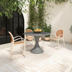 Soren White Outdoor Dining Chair (Set of 2) - Ornate Home