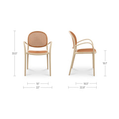 Soren White Outdoor Dining Chair (Set of 2) - Ornate Home