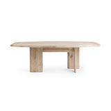 Sorento Soft Ash 95" Rectangular Dining Table
