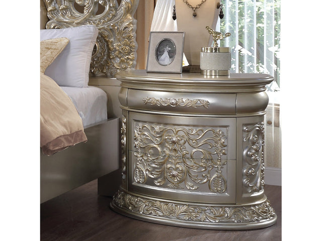 Sorina Antique Gold Nightstand - Ornate Home