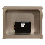 Sorina Antique Silver Fireplace - Ornate Home