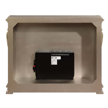 Sorina Antique Silver Fireplace - Ornate Home