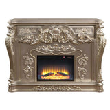 Sorina Antique Silver Fireplace - Ornate Home