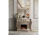 Sorina Antique Silver Fireplace - Ornate Home