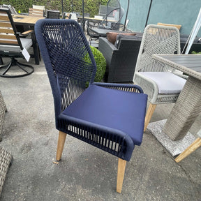 Sorrel Woven Back Outdoor Dining Chairs (Set of 2) - Ornate Home