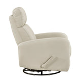 Sorrento Beige Swivel Glider Reclining Chair - Ornate Home