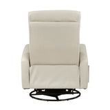 Sorrento Beige Swivel Glider Reclining Chair - Ornate Home