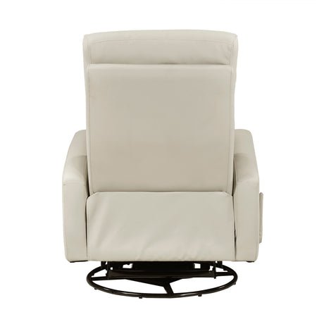 Sorrento Beige Swivel Glider Reclining Chair - Ornate Home