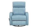Sorrento Blue Swivel Glider Reclining Chair - Ornate Home