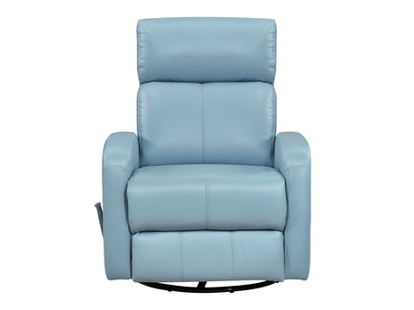 Sorrento Blue Swivel Glider Reclining Chair - Ornate Home