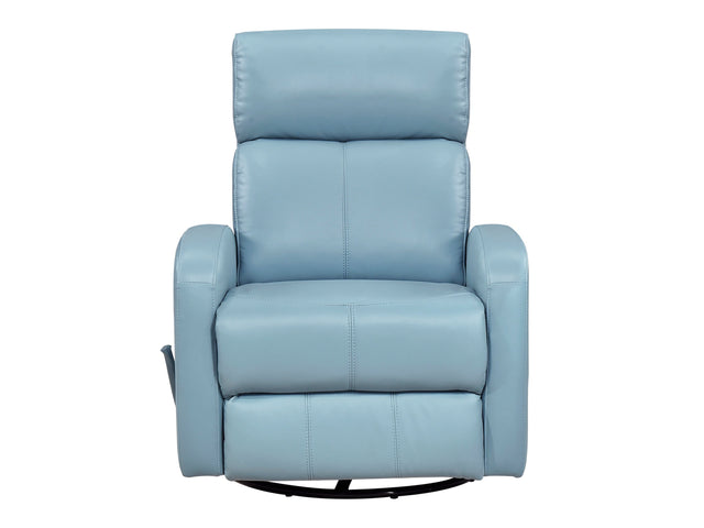 Sorrento Blue Swivel Glider Reclining Chair - Ornate Home