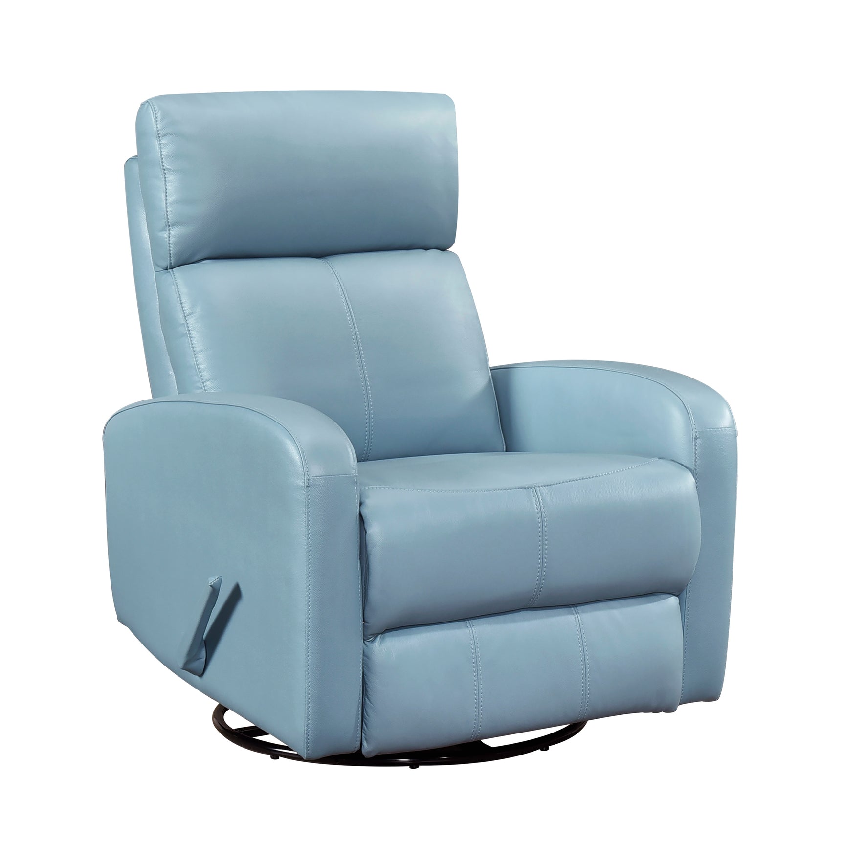 Sorrento Blue Swivel Glider Reclining Chair - Ornate Home