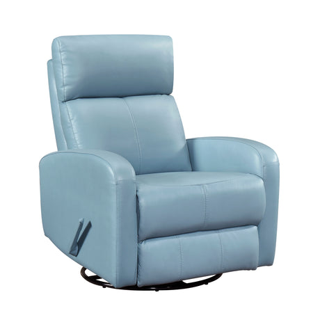 Sorrento Blue Swivel Glider Reclining Chair - Ornate Home