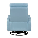 Sorrento Blue Swivel Glider Reclining Chair - Ornate Home