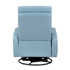 Sorrento Blue Swivel Glider Reclining Chair - Ornate Home