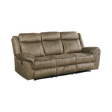 Sorrento Brown 3-Piece Living Room Set - Ornate Home