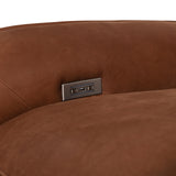 Sorrento Brown Leather Power Motion Chair - Ornate Home