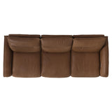 Sorrento Brown Leather Power Motion Sofa - Ornate Home